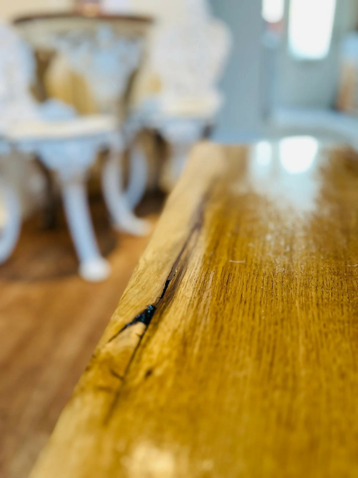 Solid Heavy One Plank Coffee Side End Table