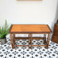 G Plan Fresco Nesting Coffee Tables in Teak and Afromosia Mid Century