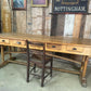 Antique French Convent Refectory Dining Table, c 1800. L219