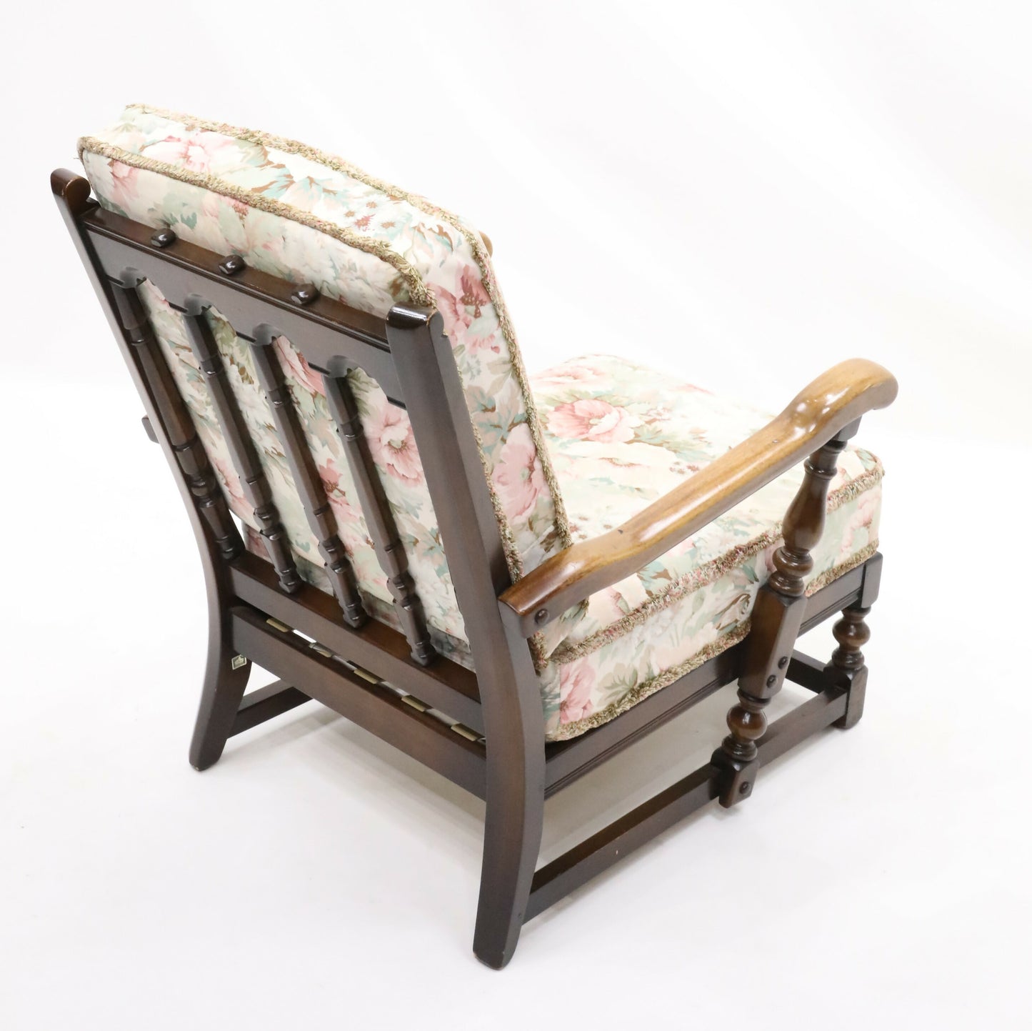 Ercol Windsor Easy Chair Model 445 1970s Blue Label FREE UK Delivery. SBR9390/2407D