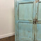 Rustic Reclaimed Wooden Light Blue Cupboard