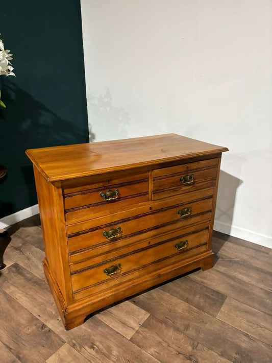 Edwardian Satinwood Chest of Drawers00