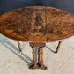 Rare Burr Walnut Miniature Sutherland Table