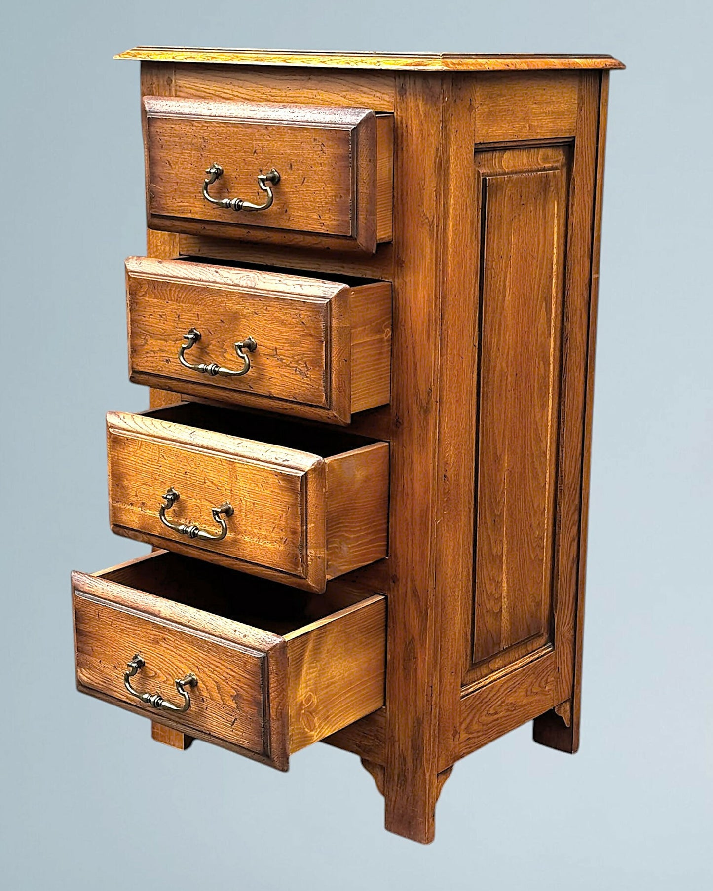 Neat Oak Chest of Drawers In The French Influence