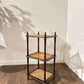 Reproduction Mahogany & Wicker What-Not