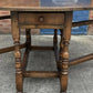 Titchmarsh & Goodwin Antique Style Oak Dropleaf Gateleg Dining Table Rl 42