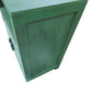 Forest Green Vintage Cabinet Dark Academia Drinks Cupboard | Bedside Table with Cable Hole Grandmillennial Staged Furniture UK Delivery