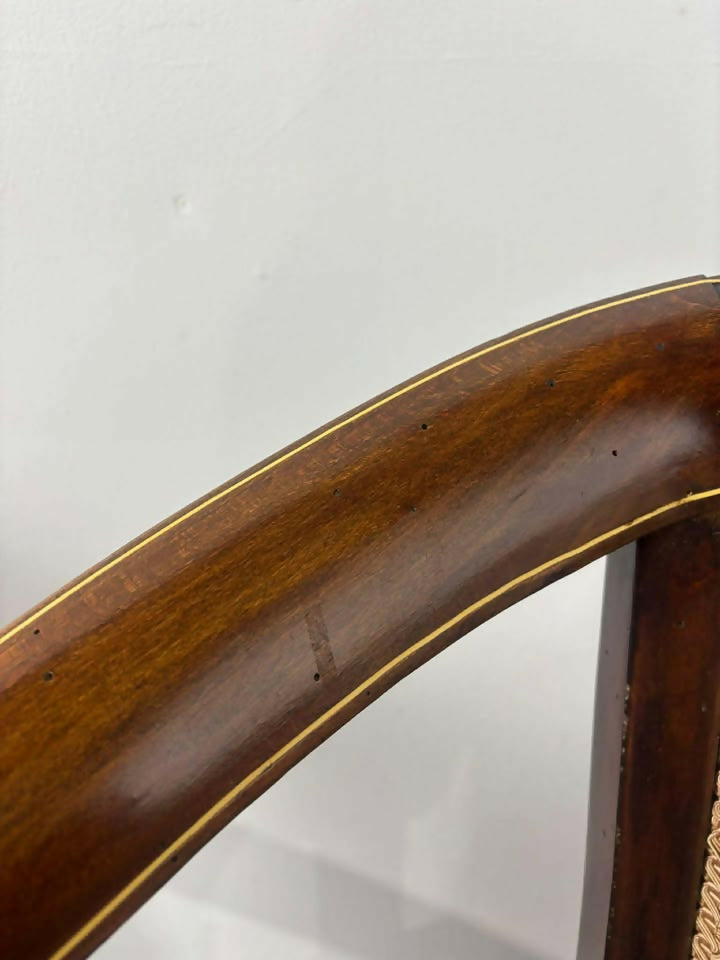 Edwardian Mahogany Inlaid Three Piece Salon Suite
