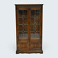 Old Charm Display Cabinet 3 Glass Shelves Tudor Cupboard #2155 FREE UK Delivery