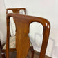 Set of Four Vintage Mahogany Dining Chairs Including Carver