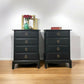 Black Stag minstrel bedside cabinets