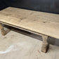 Rare Deep Large Oak Farmhouse Dining Table
