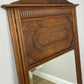 Mirror Antique French Style Oak Carved Decorative Frame Wall Mirror LOT 6276