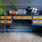 Desk By Stag, Dark Grey Retro 1970s