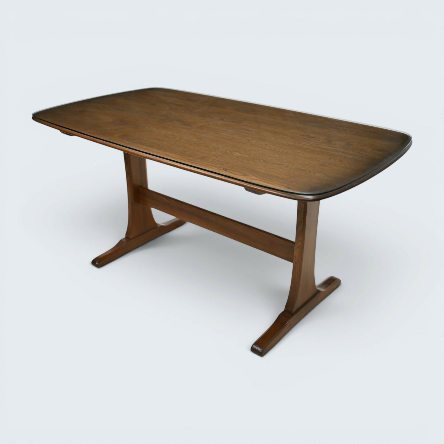 Ercol Elm Dining Table Plank Top Retro Golden Dawn Finish FREE UK Delivery*