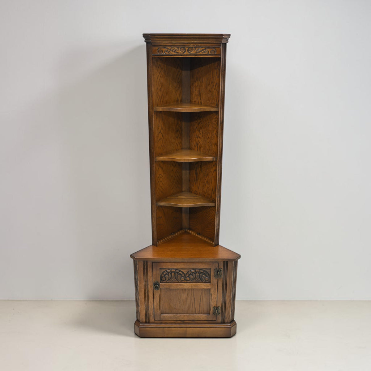 Old Charm Corner Cabinet/End Unit Light Oak Finish FREE UK Delivery*