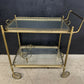 French Brass Cocktail Trolley