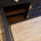 Newly refurbished large solid wood Toledo sideboard black