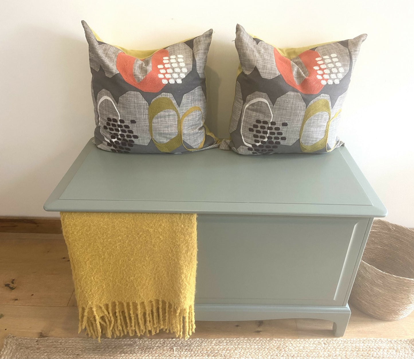 Stag green blanket box