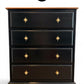 Luxury Star Burst Black & Gold Contemporary Chest of Drawers | Dresser | Vintage Upcycled Refurbished Handmade Bespoke Furniture