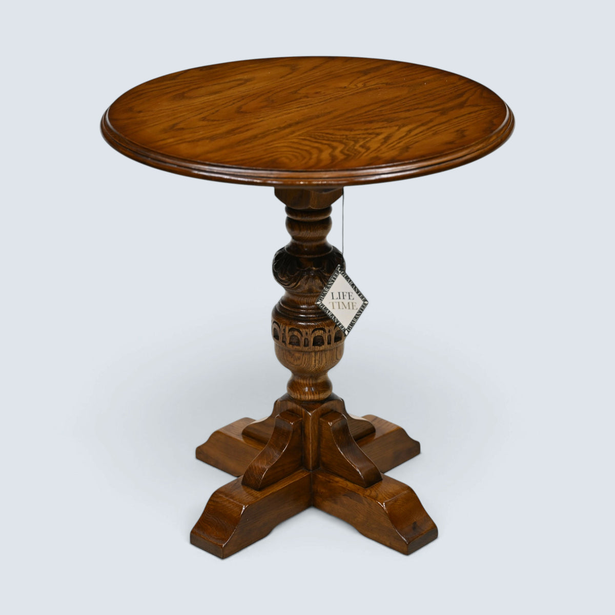 Old Charm Wine/Side Pedestal Table Light Oak Model 2428 FREE Delivery*