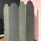 Vintage Four Fold Suede Dressing Screen2