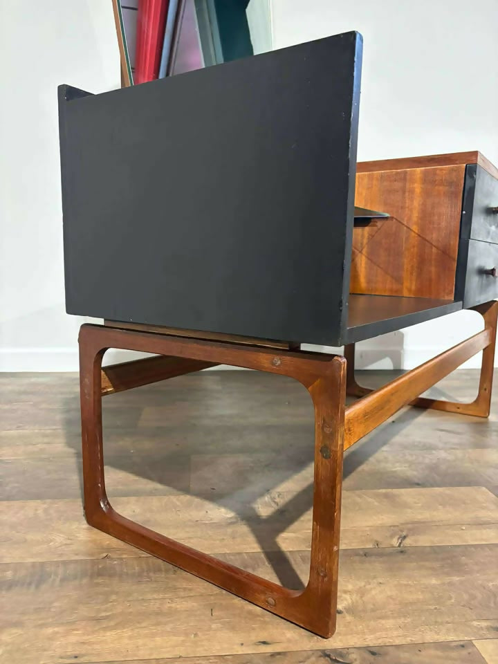 Mid-Century G Plan Teak & Black Painted Dressing Table