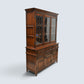 Old Charm Sideboard Display Leadlight Doors Cupboards Tudor Brown FREE Delivery*