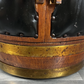 Drink Cabinet Vintage French Style Oak Brass Trim Barrel Carved Storage LOT 3900
