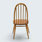 4 Ercol Dining Chairs Windsor Quaker Light Finish Vintage 1970s FREE UK Delivery