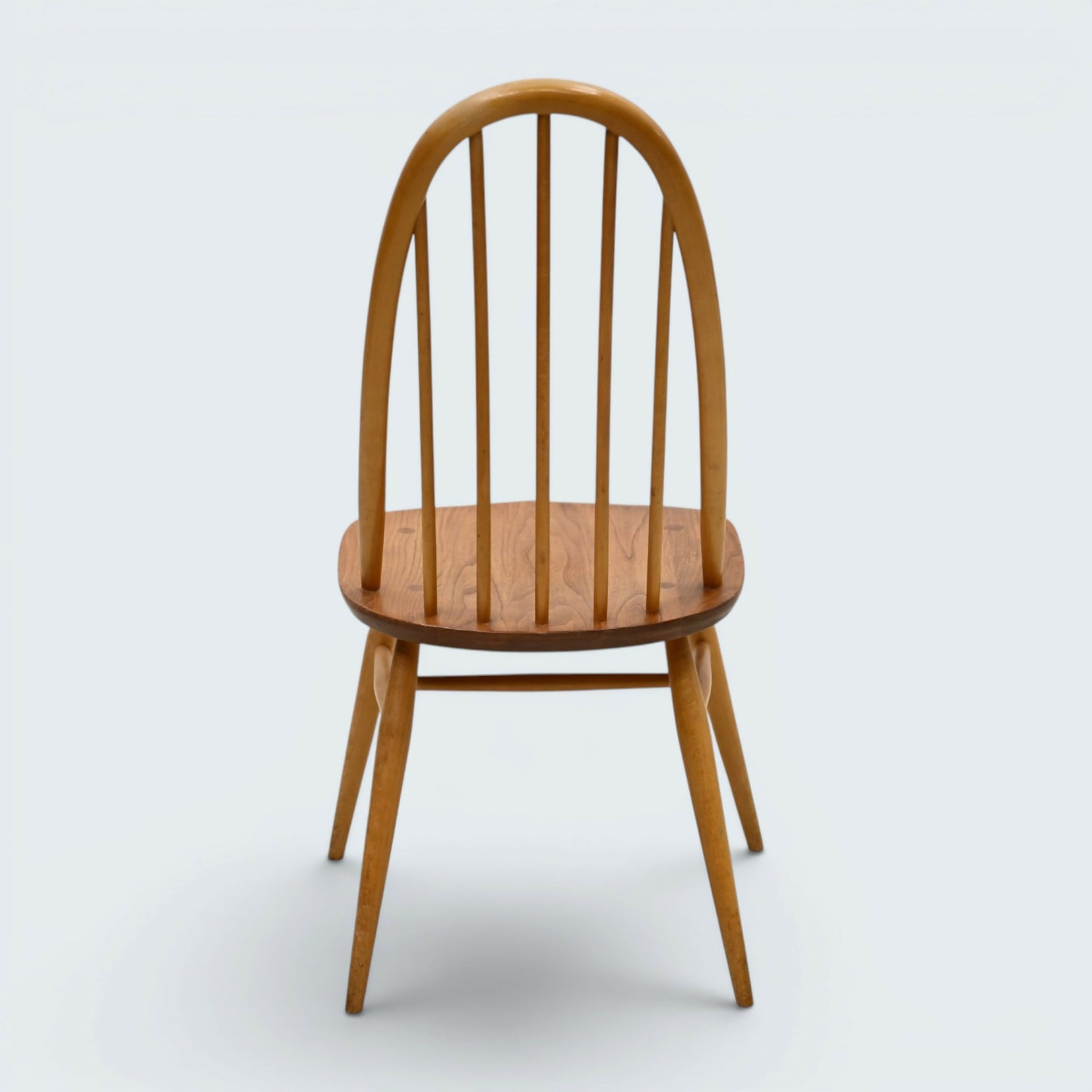 4 Ercol Dining Chairs Windsor Quaker Light Finish Vintage 1970s FREE UK Delivery