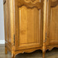 Wardrobe Vintage French Louis XVI Style Oak Four Door Carved Armoire LOT 6463