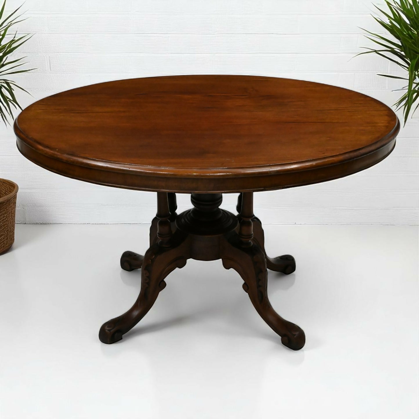 Antique Victorian Mahogany Oval Breakfast Table 4 Splayed Legs FREE UK Delivery. SBR10470/1505E