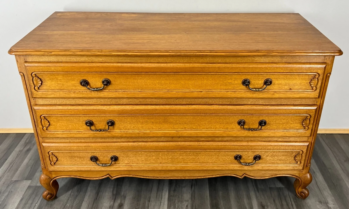 Chest of Drawers Vintage French Louis XIV Sideboard Carved Cabinet LOT 2937