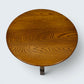 Old Charm Style Round Side Coffee Table Vintage Solid Oak FREE UK Delivery
