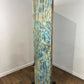 Large Vintage Rustic Indian Triple Door Cupboard in Distressed Blue