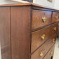 Vintage Georgian oak chest of drawers