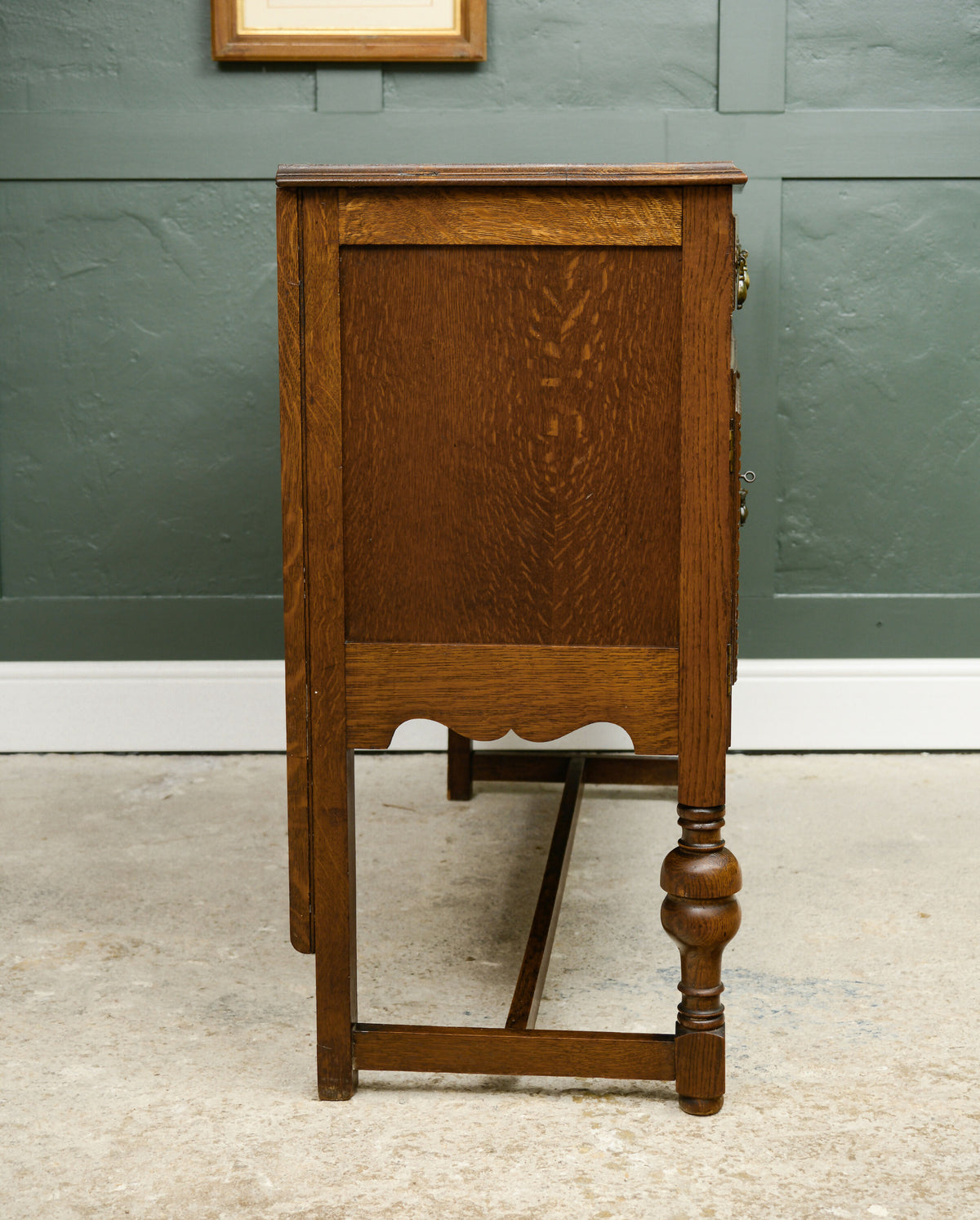 Early 20th Century Oak Sideboard Buffet - Ideal Bathroom Vanity Conversion