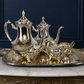 Coffee Set Vintage French Style Tea Coffee Serving Tray with Pot LOT 6433