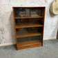 Herbert E Gibbs Autograph Range Mid Century Glazed Bookcase Sliding Doors 1960s