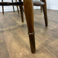 Vintage Set of Four Dark Oak Wheel Back Chairs