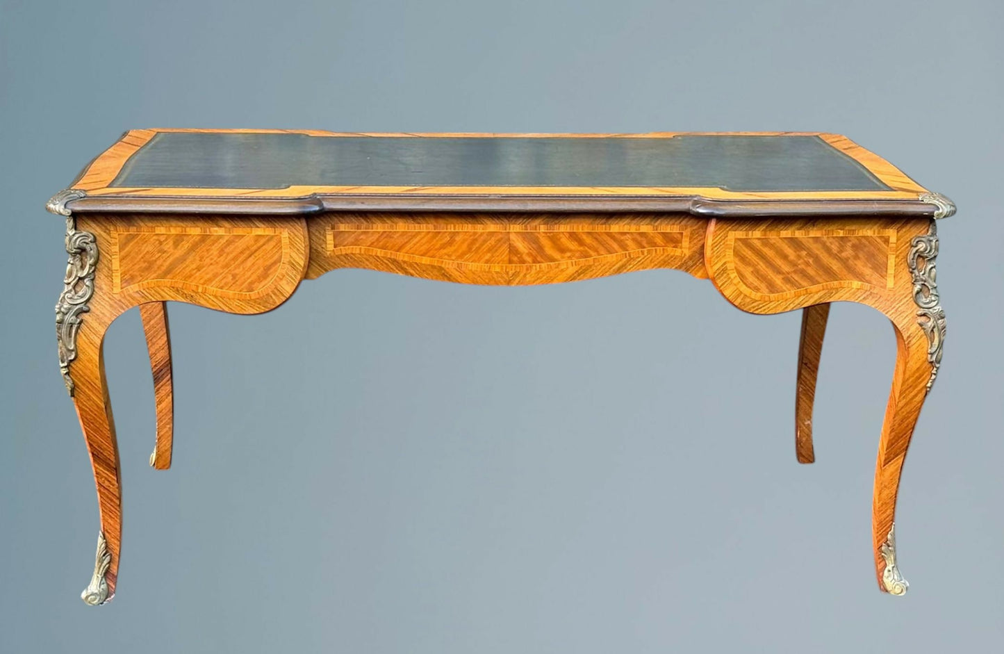 Inlaid Walnut and Kingwood Bureau Plat / Writing Table