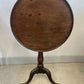 A Georgian antique oak tripod table