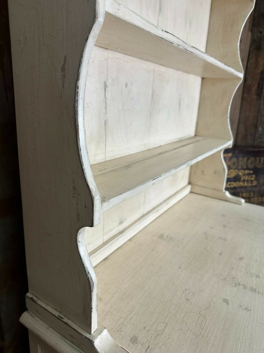 Vintage Painted Oak Dresser Housekeeper’s Cupboard