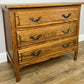 Chest of Drawers Vintage French Louis Oak 3 Drawers Carved Cabinet LOT 6256
