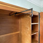 Mid-century wardrobe. Front facing rail with shelves, tie & shoe rail.