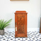 Antique Bedside Cabinet Pot Cupboard Late Victorian Mahogany and Burr Walnut