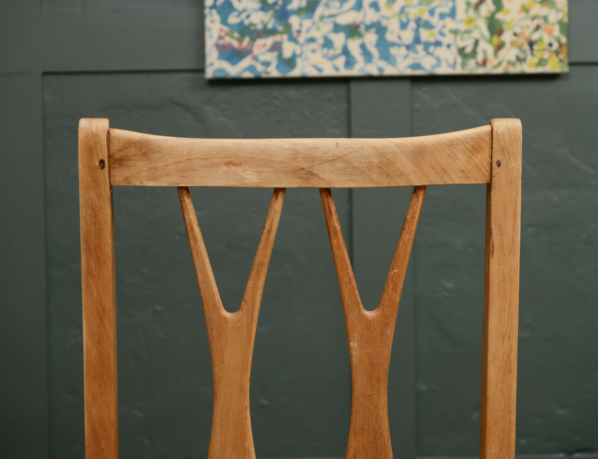 4 Mid Century Dining Chairs Lebus Link - 1950s - 1960s
