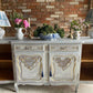 French Grey Vintage Louis XVI Sideboard