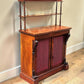 19th Century Victorian Figured Mahogany Two Door Chiffonier